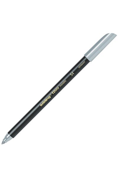 Edding قلم الرسم Ed1200 فضي معدني