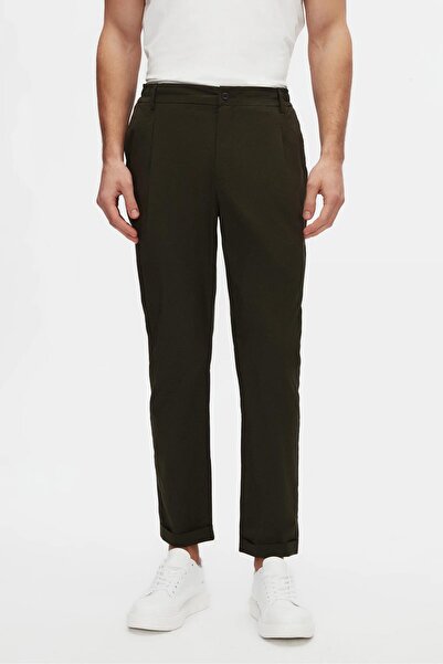 Twn Relaxed Fit Haki İnce Ve Hafif Rpt Jogger Pantolon