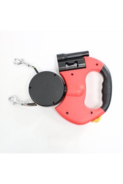 Choice1 red 2-in-1 Retractable Dog Harness for Dual Dogs – Reflective Leash D...