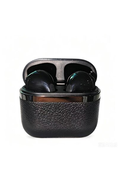 choice2 PiWen-PRO4-Black TWS Bluetooth Earbuds Leather Texture Charging Case ...