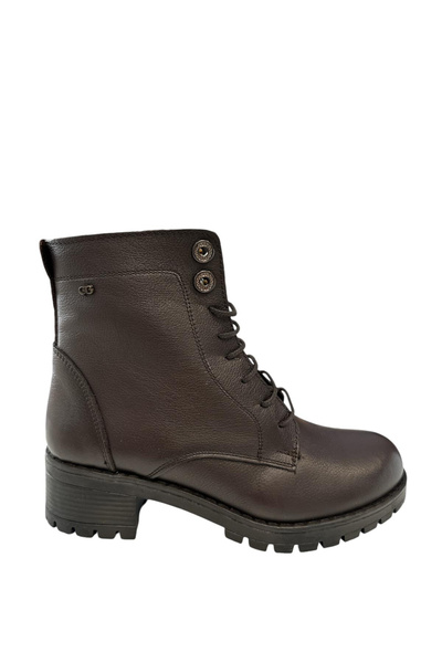 Castle Black Yldz-3680-1 Women's Genuine Leather Classic Boots Brown