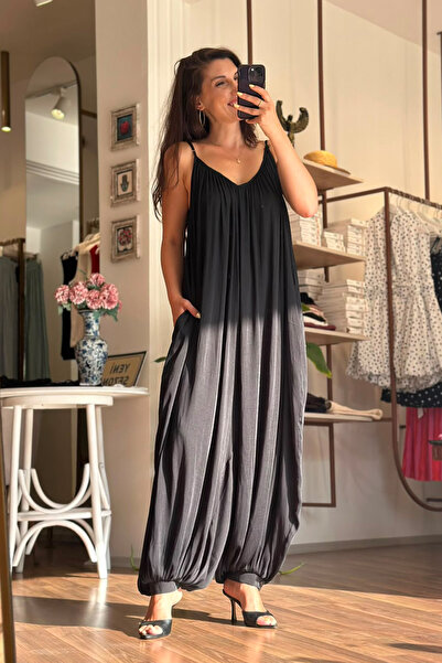 Unique Boutique Black baggy jumpsuit