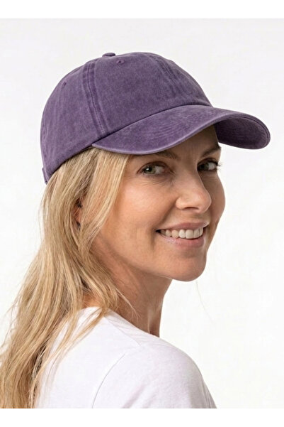 STELLA VESTİNO Distressed Washed Cotton Sports Cap - Unisex Vintage Adjustabl...