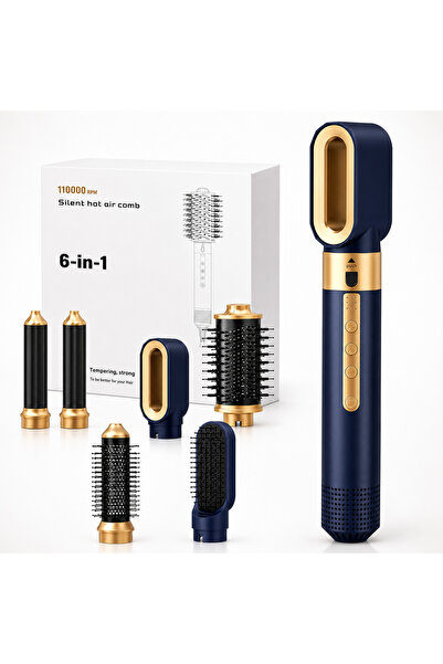 GYZA Ondulator Multistyler 6 in 1, Uscator de Par Profesional, 1350 W, Ultra-...