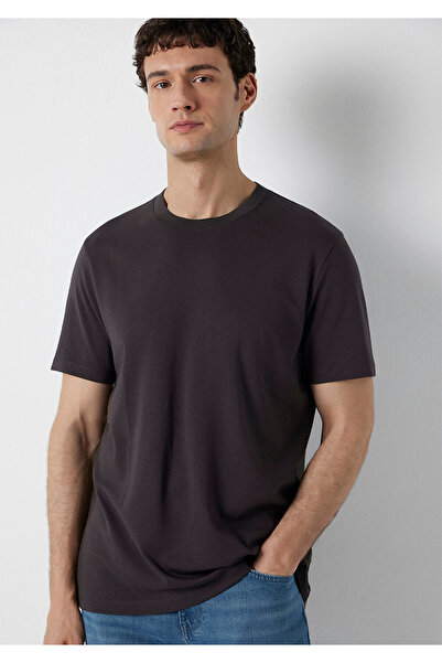 Mavi Black Brown Basic T-Shirt Regular Fit / Normal Cut 0613525-70219
