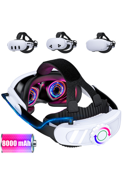 Choice1 8000mAh Head Strap BEBONCOOL MV1001 For Meta Quest 3S/Quest 3/Quest 2...