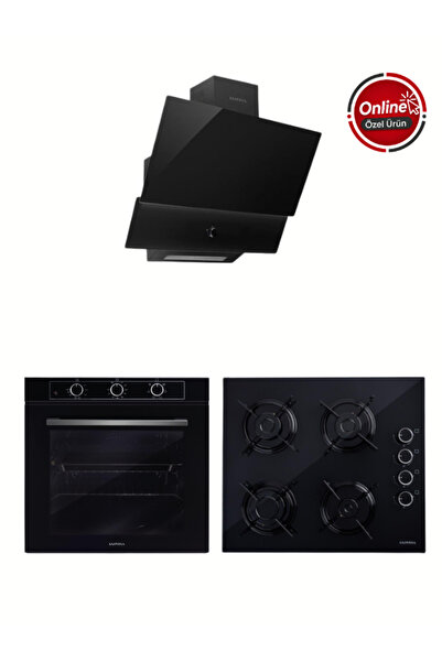 Luxell OPTİMUM PLUS CAM ANKASTRE SET
