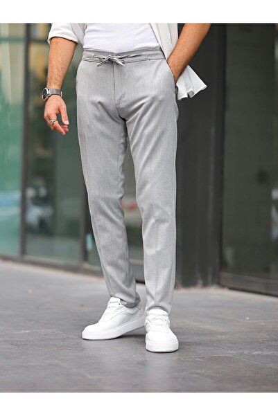 BASEL.CO Men's Slim Fit Fabric Jogger with Lycra and Elastic Waist