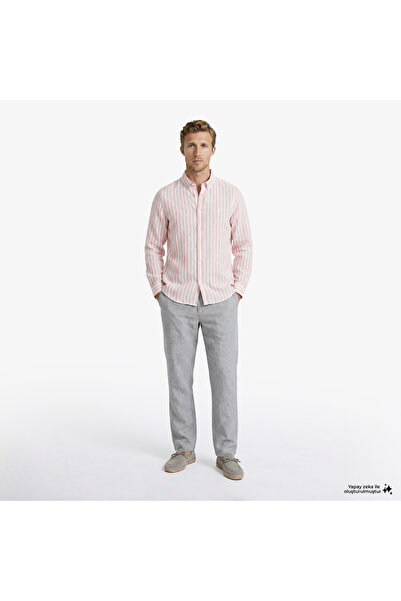 Nautica Erkek Gri Regular Fit Pantolon