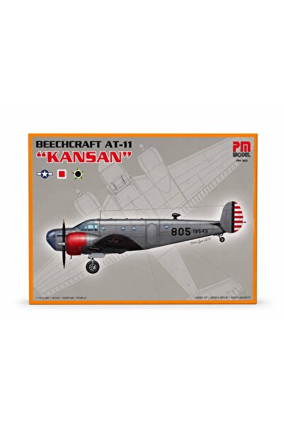 Genel Markalar Model Beechcraft At 11 Kansan Plastik Uçak Maket Kiti