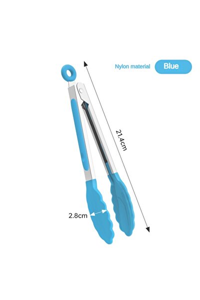 Choice5 7Inch Light Blue 1 Piece High Temperature Resistant Nylon Stainless S...