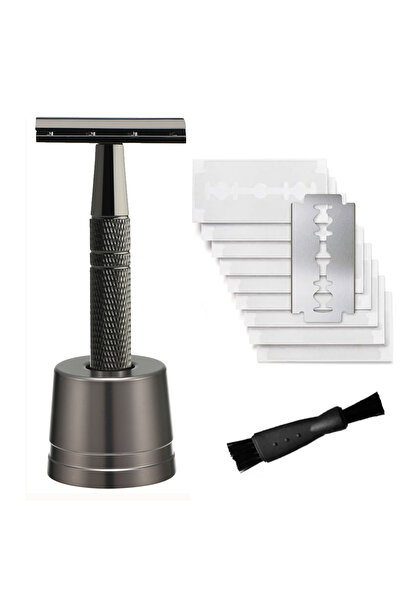 Choice4 Gun Black Set Double Edge Safety Razor for Women, with 10 pcs Safety ...