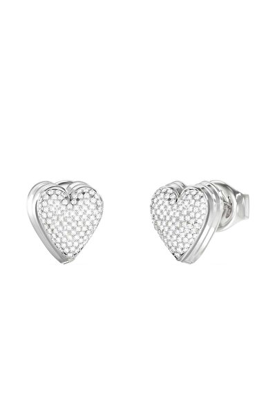 Guess JGUJUBE06080JWRHTU أقراط نسائية على شكل قلب