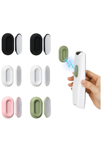 Choice color mixing 6 Pack Magnetic Remote Control Holder Wall Mount Soft Sil...