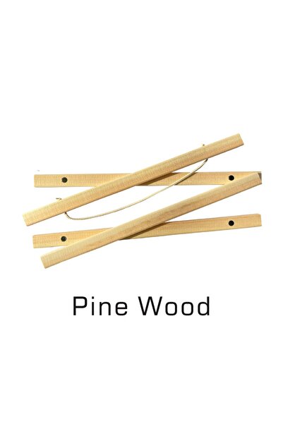 Choice6 50cm(19.7IN) Pine Wood 1PC Magnetic Wooden Picture Hanger Frames Post...
