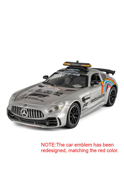 Choice1 نموذج سيارة GTR الفضية بمقياس 1:24، سيارة رياضية GTR Safety 300SL، لع...