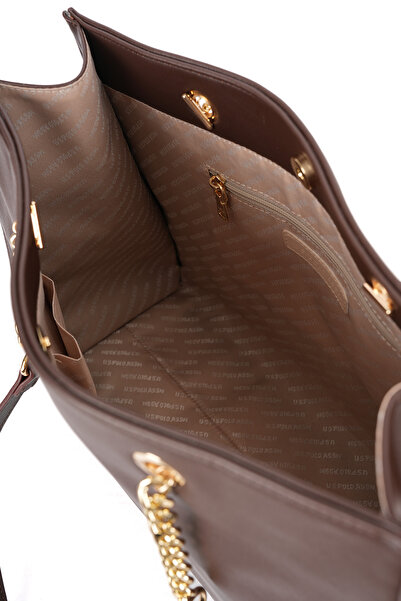 U.S. Polo Assn. Brown Women's Shoulder Bag Us26591