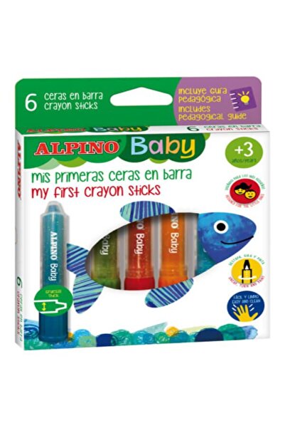 Alpıno Baby Stick Jel Pastel Boya 6 Renk
