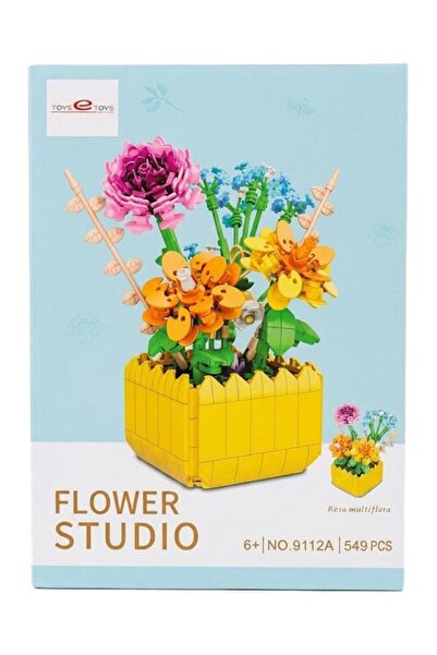 Generic Brand Toys E Toys Flower Studio Colorful Flower Garden Building Block...