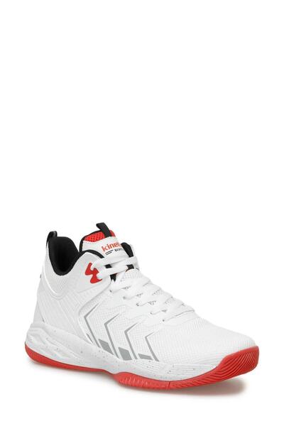 Kinetix HARGER TX HI 4FX White Unisex Basketball Shoes