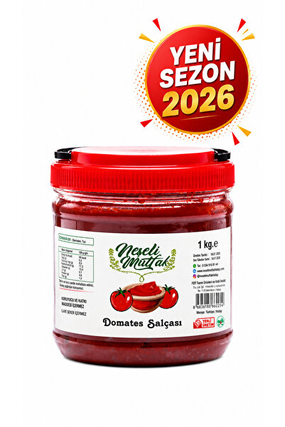 Neşeli Mutfak Hatay Domates Salçası 1 Kg Yeni Sezon 2026