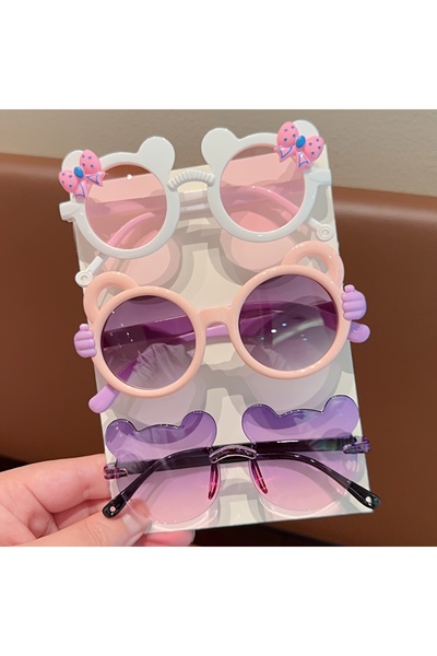 Choice1 E-3Pcs 2/3Pcs Boy Girl Cute Bear Frame Bowknot Kids Children Fashion ...