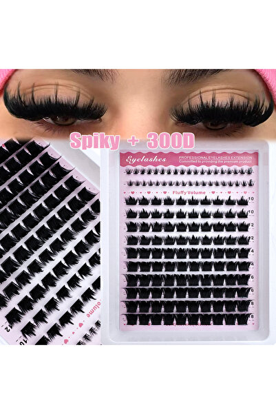 Choice4 MIX 0.07mm D ZH21 jiaxianzi300D Spikes 60D-300D Eyelashes 6-18mm Lash...