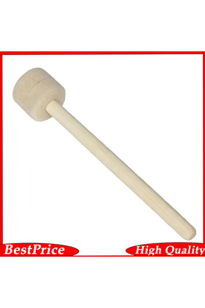 Choice Wooden Mallet Drum Sticks Drumsticks Mallet for Drums Wool Felt Head S...