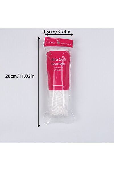 Choice4 100Pcs Red 100/200/300/500Pcs/Pack Cotton Rounds Cosmetic Cotton Pads...