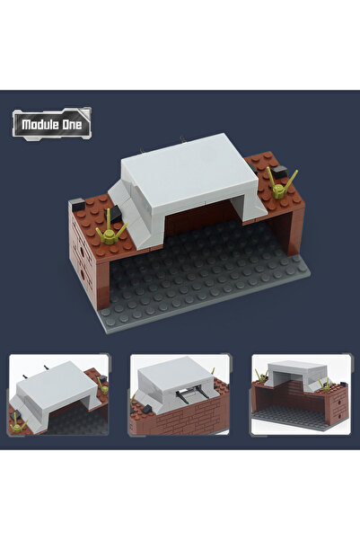 Choice4 STR-1 MOC Trench Building Blocks Base Blocks Toy Set Compatible Brick...