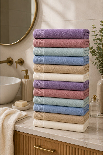 Rimo Home 12 adet 40x70 havlu