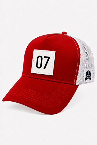 all hats 07 قبعة بيسبول شبكية مزينة برقعة مزخرفة