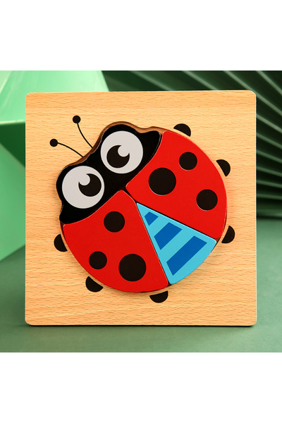 Choice5 Datgo High Quality 3D Wooden Puzzle Baby Cartoon Animal Traffic Jigsa...