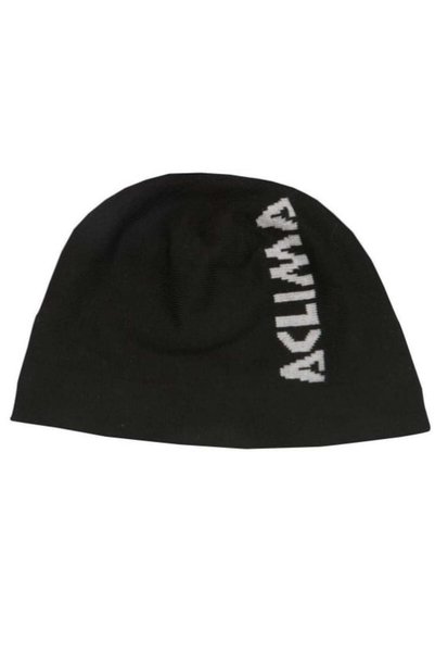 Aclima Căciulă WarmWool Jib din lână merino - Negru - L