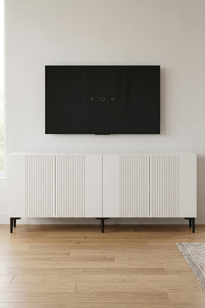 CENEYRA KA1813B CORSA Konsol ve Tv Sehpası Beyaz 180cm