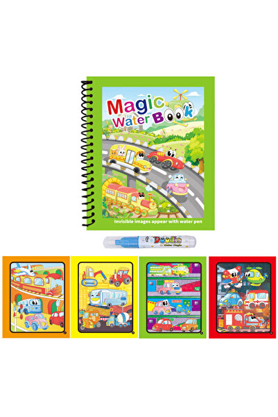 Choice3 7 1PC Magic Coloring Books with Refillable Water Pen Reusable Water D...