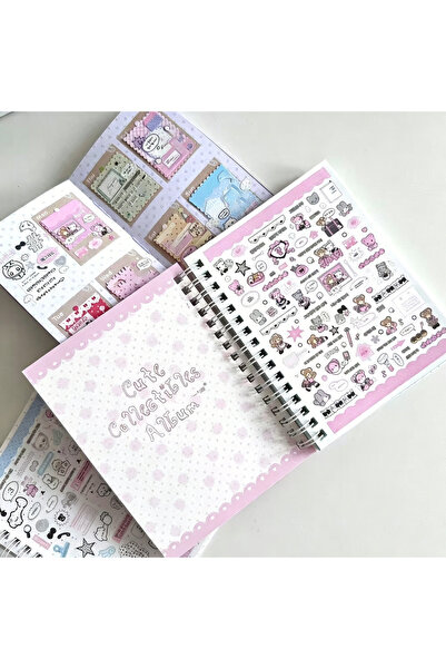 Choice material book 27p Japanese Cartoon Stickers Cute Things Storage Book S...