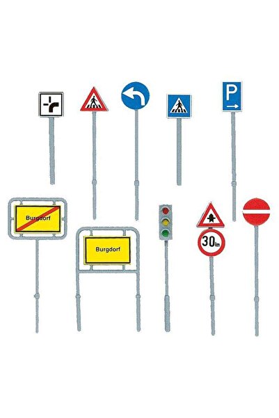 Faller Maket 187 Ölçek Trafik İşaretleri N180541