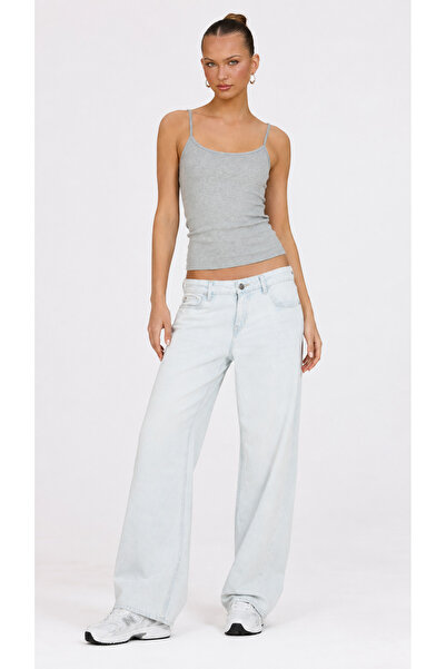 Kallisto Gray Melange 100% Cotton Adjustable Strap Body
