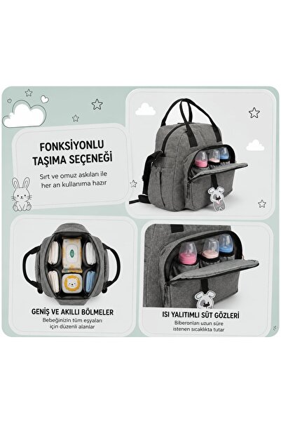 lucky baby Silver Keten Mother Care Bag