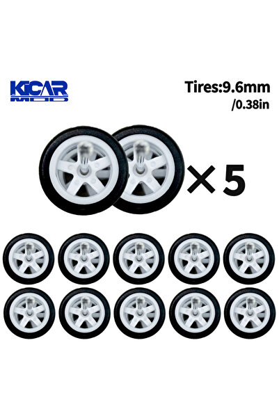 Choice15 TY70939 1/64 Model Q Car Wheels with Detachable Slicks Tires for Toy...