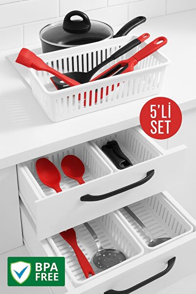 Open Home Concept 5-dijelni organizator korpe za držač kašika u laci