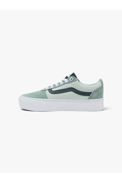 Vans WM Ward Platform Kadın Yeşil Sneaker - VN0A3TLC