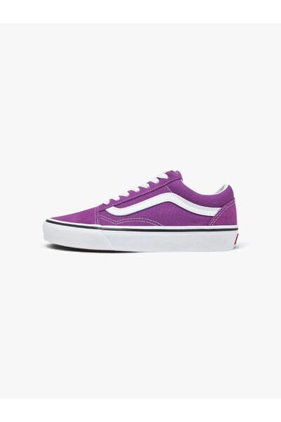 Vans VN000D6WE2T1-Old Skool Mor Deri Kadın Lifestyle Ayakkabı