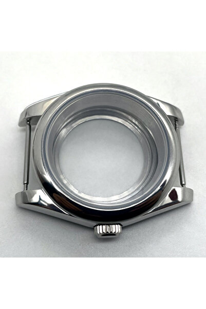 Choice12 36mm Miyota 8215 Glass back flat Neiton 36mm/39mm Silver Watch Case ...