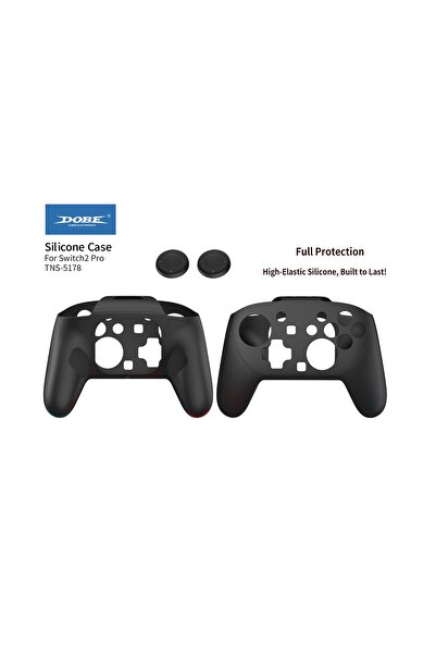 Choice1 Black DOBE Ultra-Thin Silicone Case TNS-5178 for Switch 2 Pro Control...