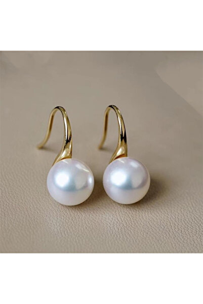 Choice NJ-935 French Vintage Pearl Earrings For Women Luxe Round Imitation Pe...