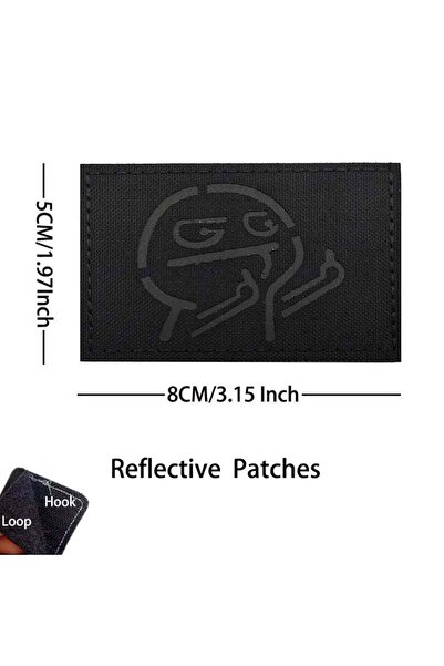 choice2 19-Finger-Black Laser Cutting Morale Emblem Fabric Applique,Infrared ...
