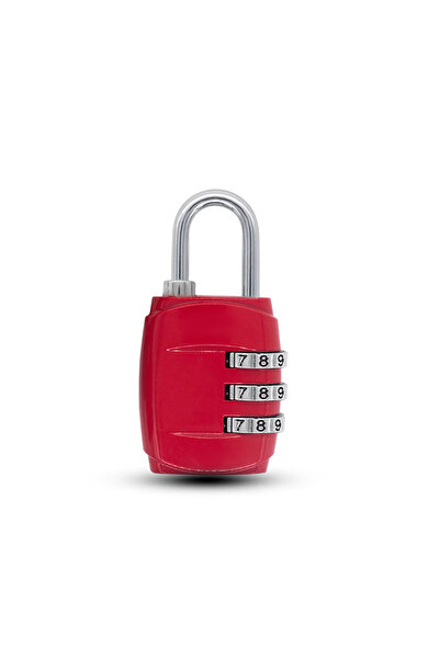 Choice5 red 3 Dial Digit Password Lock Combination Suitcase Luggage Metal Cod...