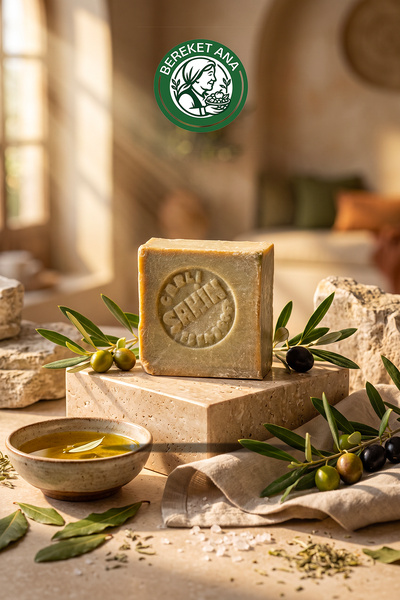bereketana Handmade Natural Olive Oil Soap |   Pure Olive Oil Extract Moistur...